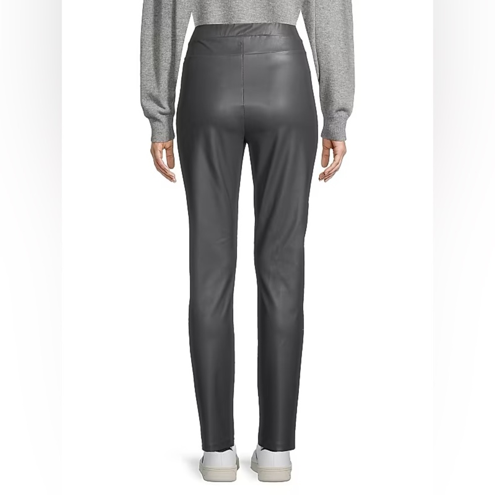 Genuine leather lamb skin pull on pants